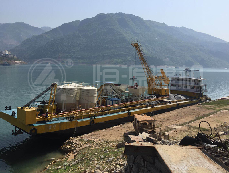 混凝土攪拌船,船載式攪拌站,水上攪拌站,海上攪拌站