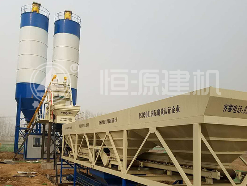 建個(gè)小型攪拌站50多少錢? hzs50混凝土攪拌站價(jià)格是多？