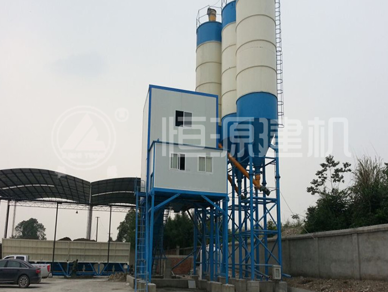 hzs100混凝土攪拌站,100型拌合站