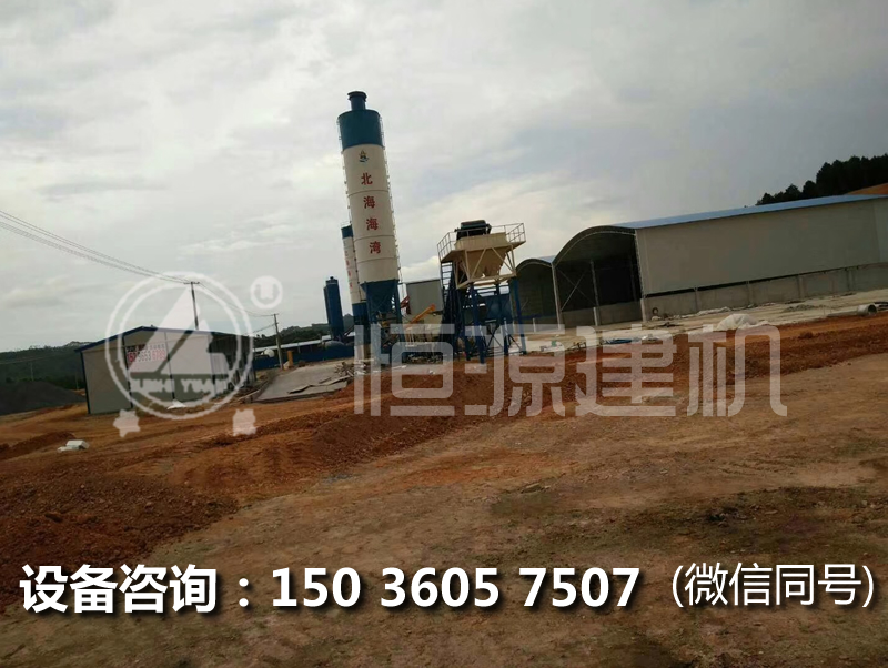 廣西北海的水穩(wěn)站安裝調(diào)試現(xiàn)場圖