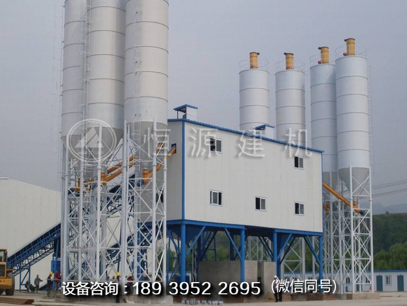 雙180攪拌站,年產(chǎn)100萬立方攪拌站