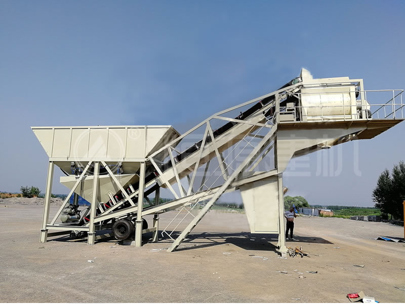 yhzs型成套移動式混凝土攪拌站性能優(yōu)勢分析，投資個混泥土移動攪拌站多少錢？