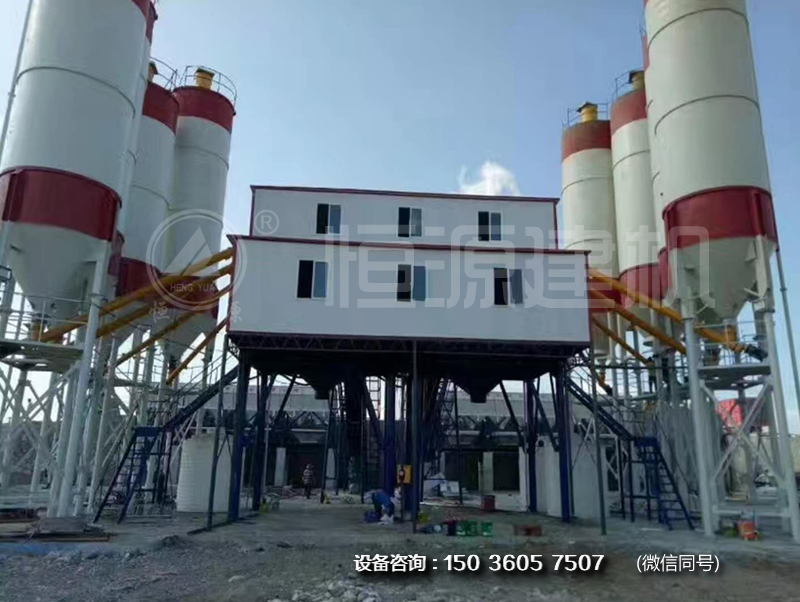 HZS180型攪拌站設(shè)備多少錢？恒源180拌合站多少錢？