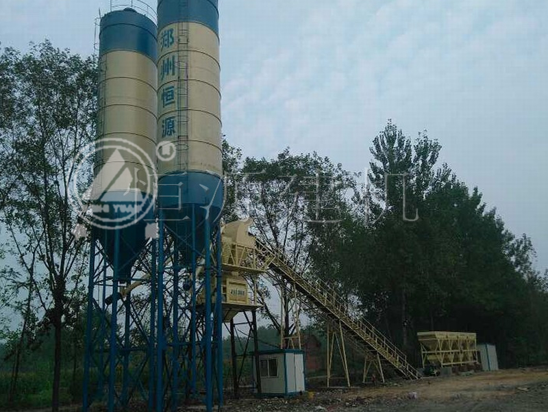 混凝土攪拌站hzs60,60混凝土拌合站