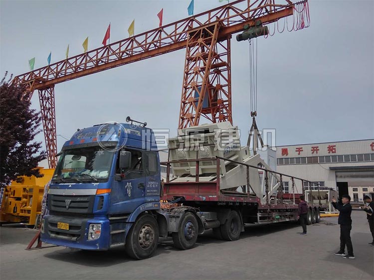 YHZ75移動攪拌站發(fā)貨