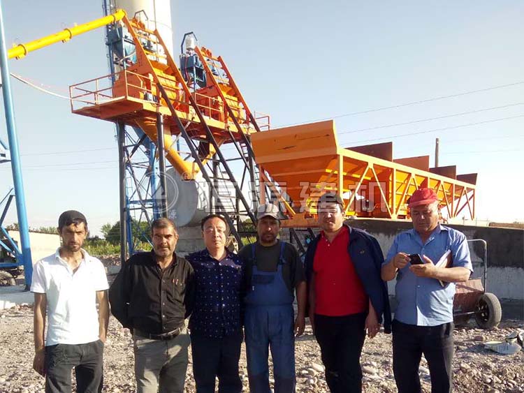 烏茲別克攪拌站現(xiàn)場(chǎng)