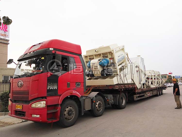 75型可移動(dòng)式攪拌站，一周內(nèi)發(fā)送兩套到江西