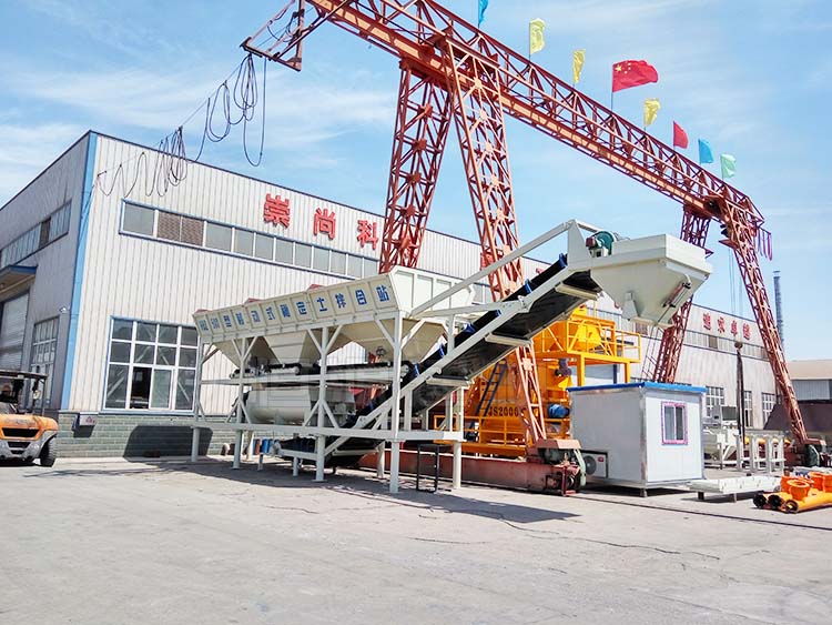 恒源移動式穩(wěn)定土拌合站一體機介紹