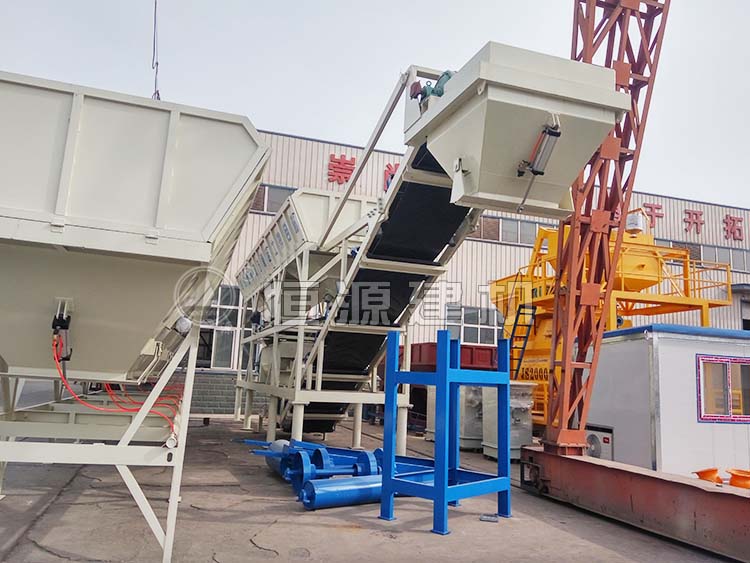 恒源移動式穩(wěn)定土拌合站一體機介紹