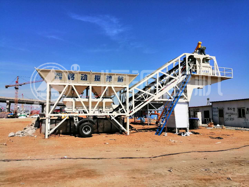 建個(gè)可移動(dòng)式小型攪拌站多少錢？ 恒源建機(jī)型號(hào)齊全