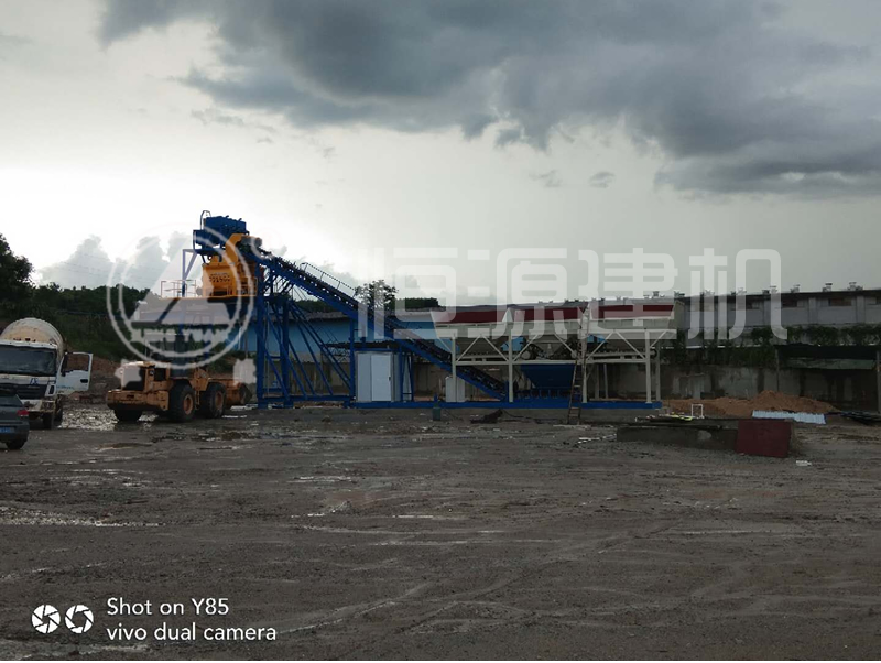 什么是免基礎(chǔ)混凝土攪拌站？恒源建機(jī)詳細(xì)為您講解